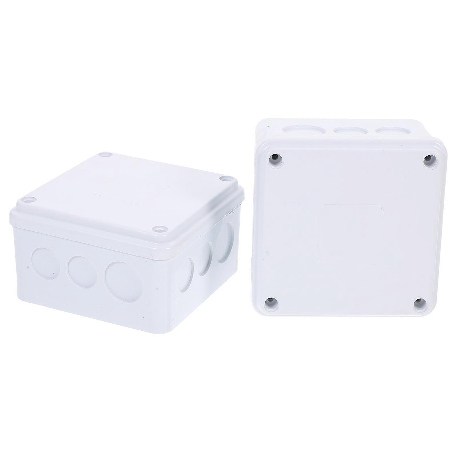 Plastic Junction Box Electronic Project Box Waterproof for 8Pcs Applications