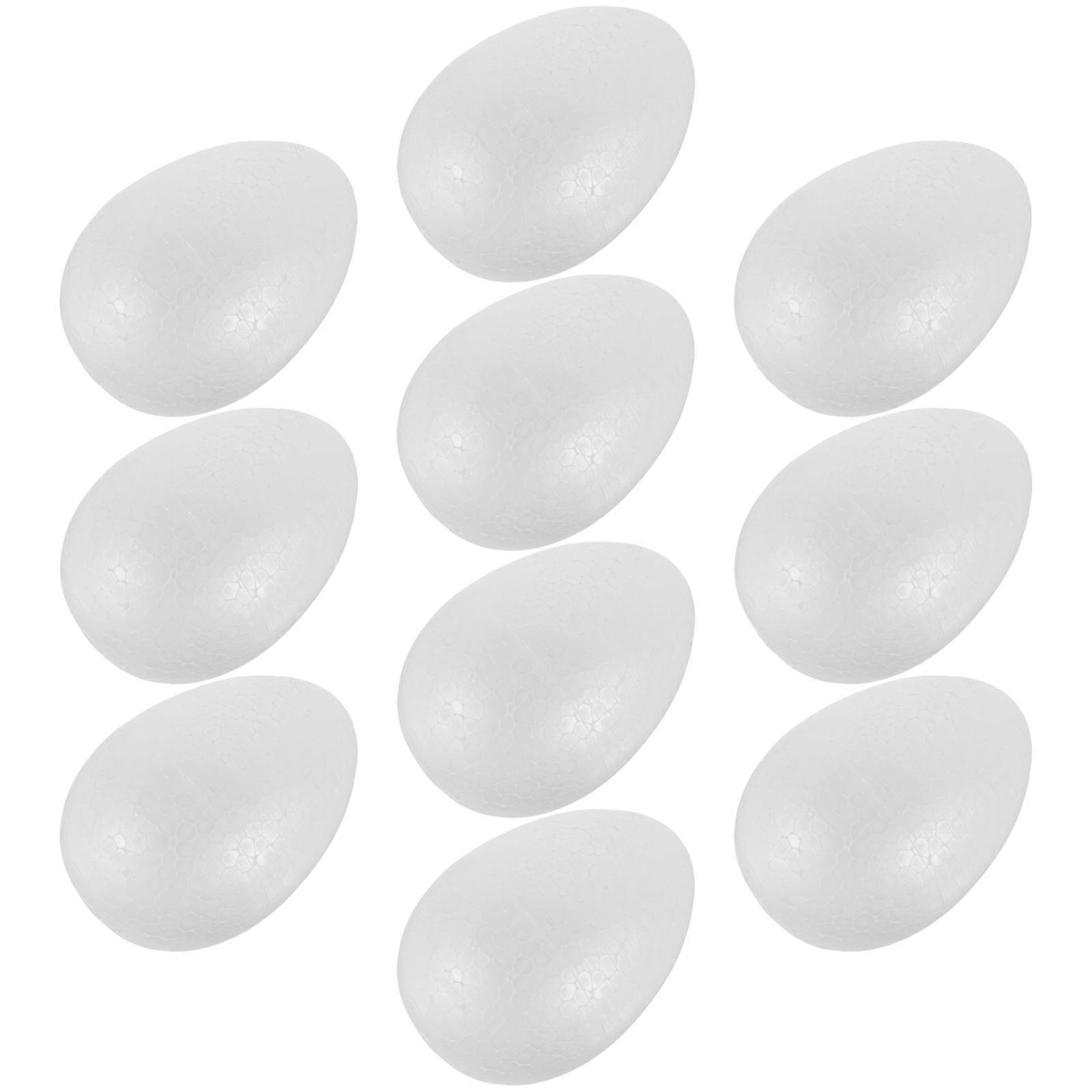 DIY Easter Egg Foam Models for Decoration White Foam 40Pcs Set