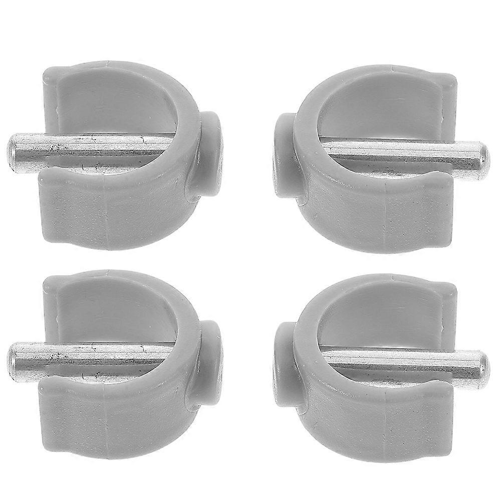 Adjustable Cane Attachment C-Shape Latch Clamp for Crutch Accessories 4Pcs