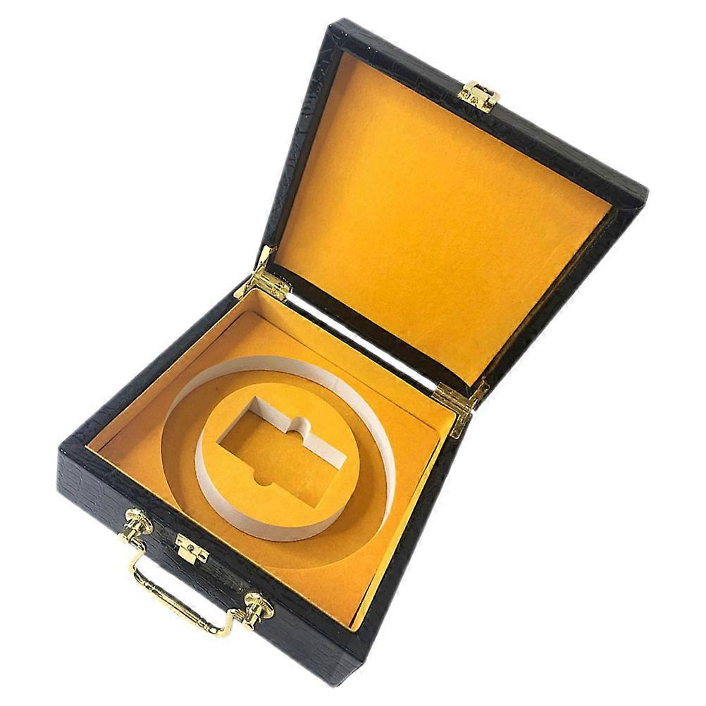 Cigar Storage Case Flip-Cover Holder for Storage with Crocodile Pattern