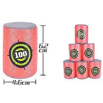 Soft Eva Toy Target Cans for War Game 12Pcs Multi