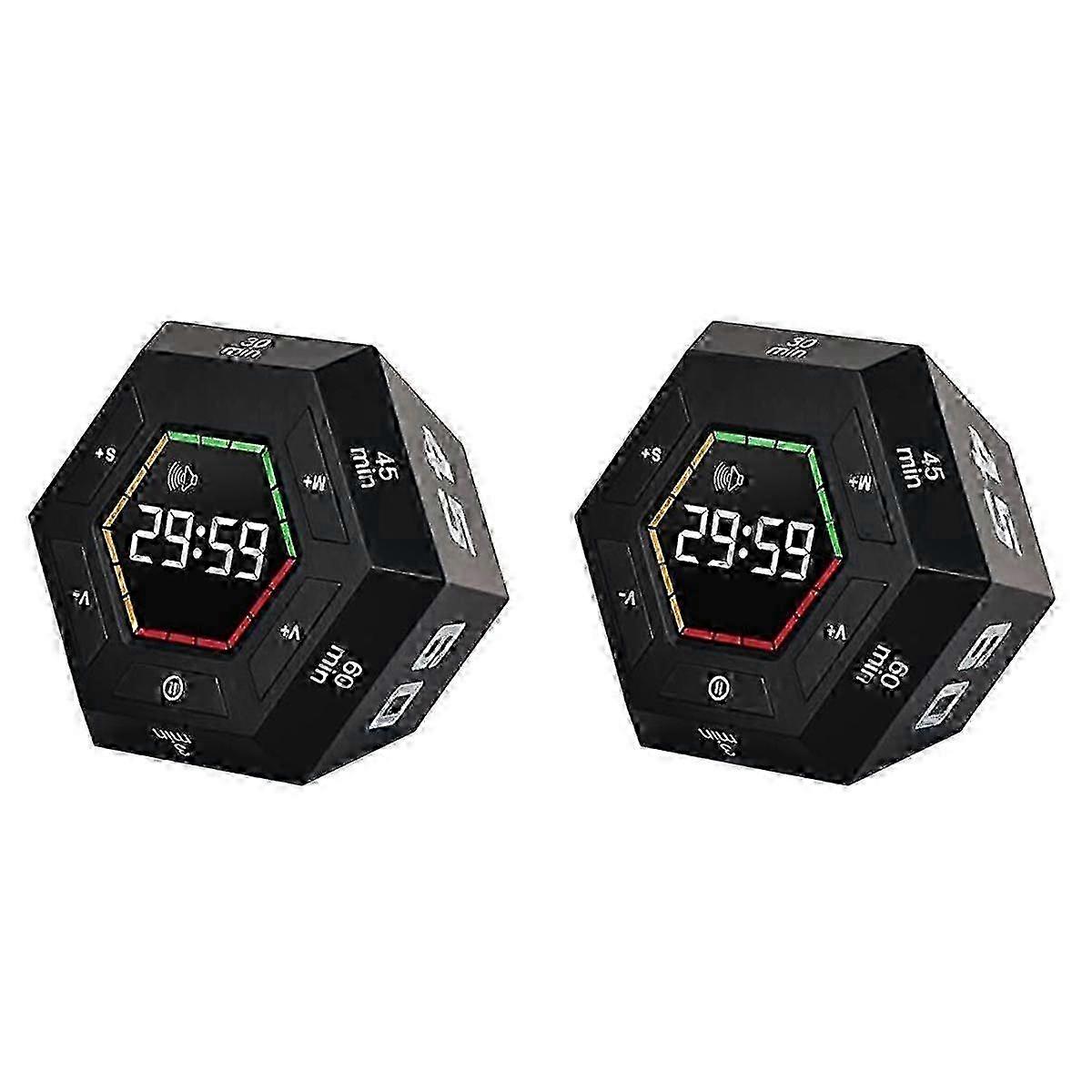2X Pomodoro Timer, Productivity Timer,3, 5, 15, 30, 45, 60 Minute Preset Smart Countdown Timer, Tim