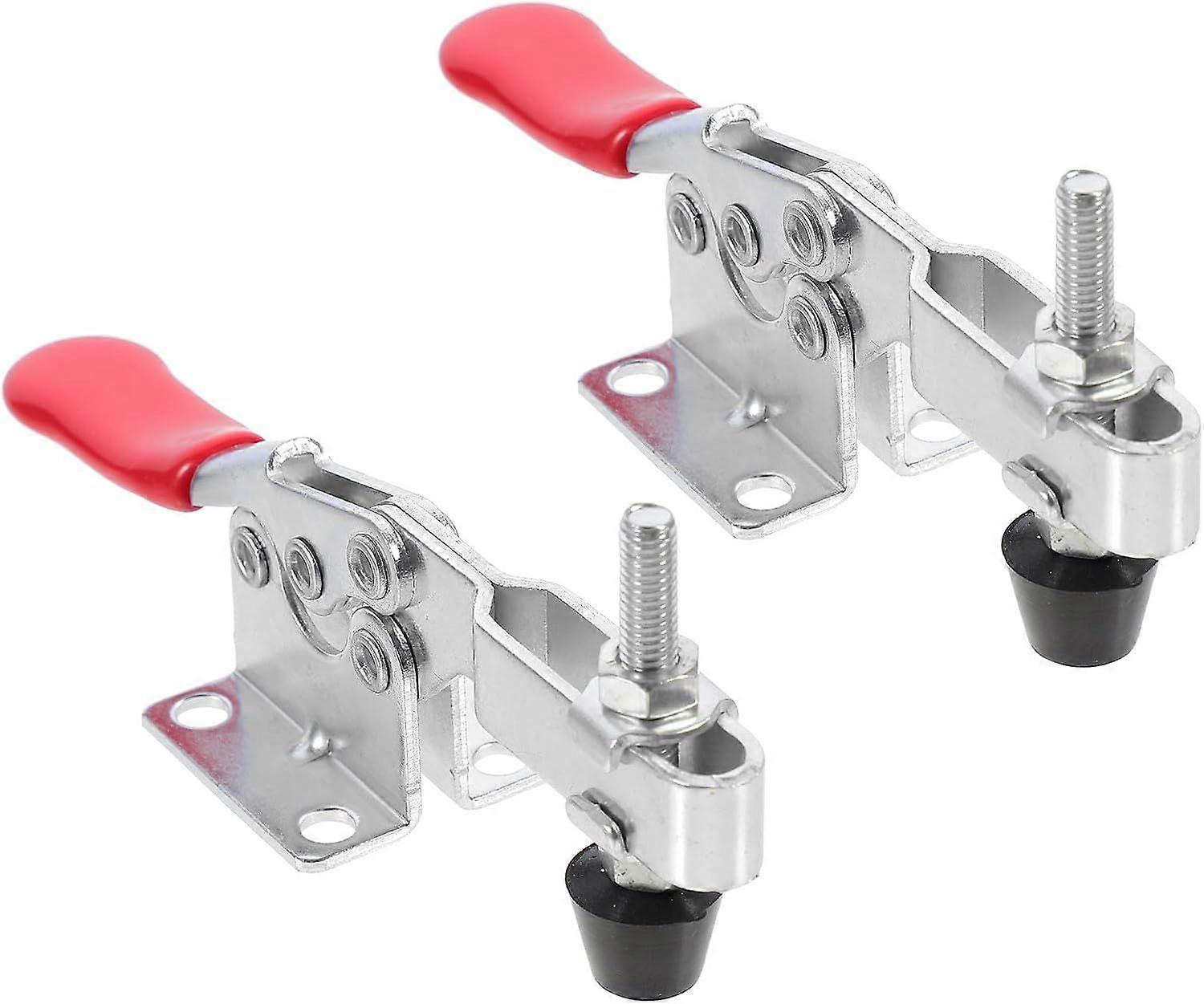 quick-mount, downward-mounting lever clamps, securing