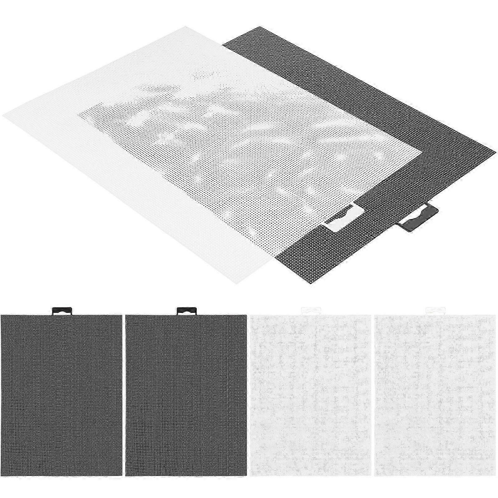 Needle Knitting Sheets Portable Mesh Sheets for DIY 24Pcs