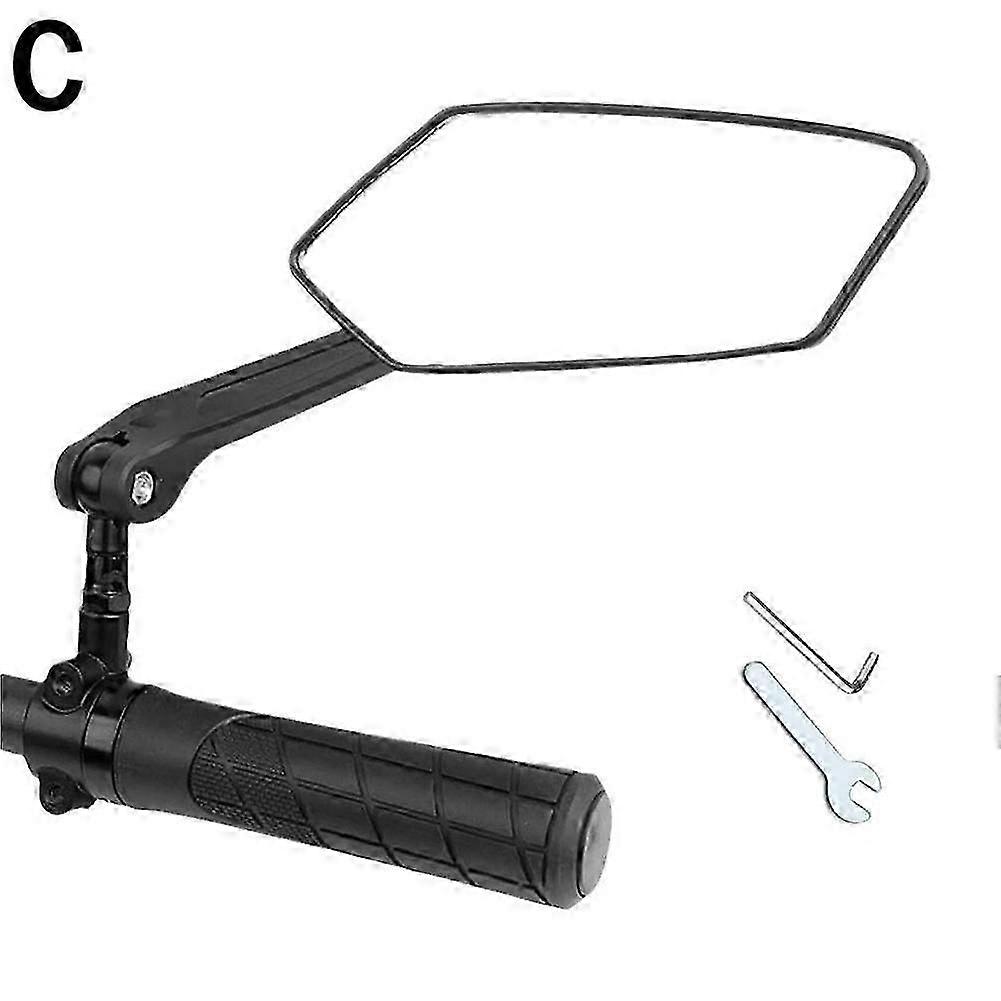 Bicycle tricycles handlebar rearview mirror rectangular rearview mirror