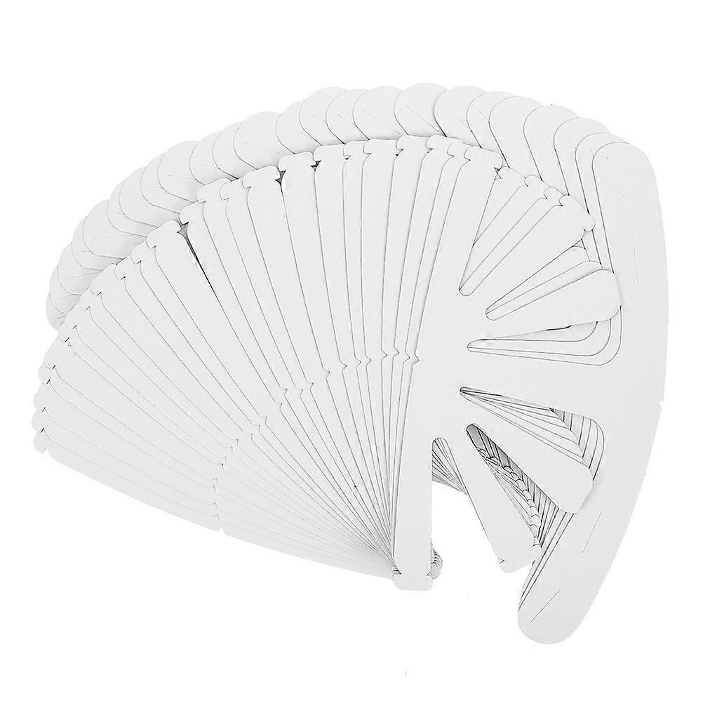 Hat Supporting Stand Baseball Cap Insert for Hat Liner 50Pcs White