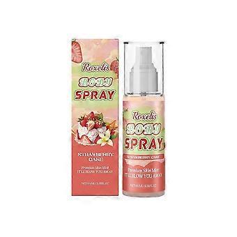 Langtidsholdbar Strawberry Cake Body Fragrance Spray - Elegant, fugtgivende parfume for frisk aroma