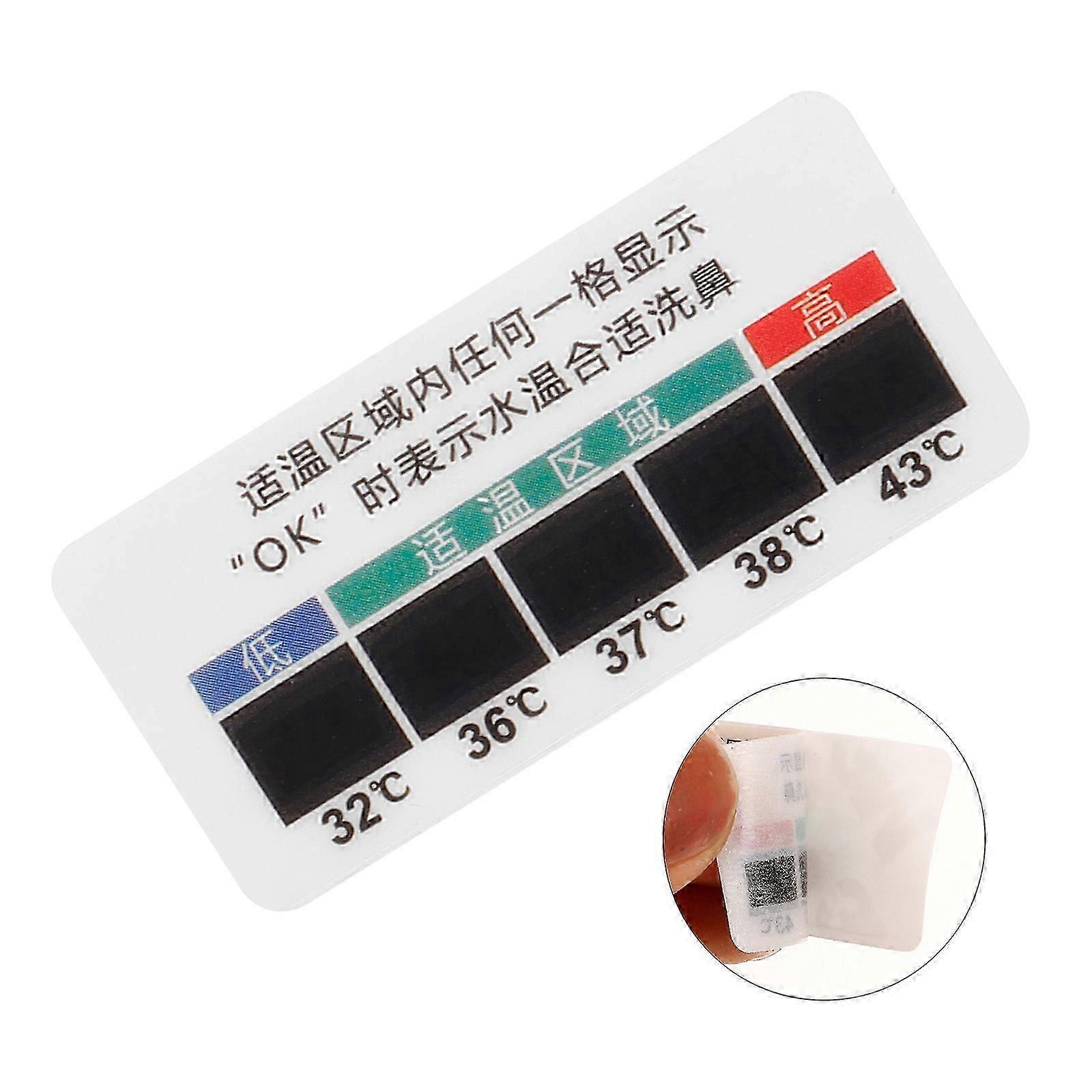 Temperature Test Strips Nose Solution Temperature Strips for Saline Use 10Pcs