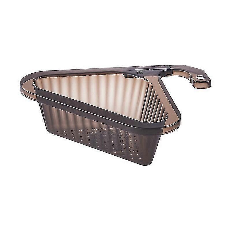 Triangular Corner Kitchen Sink Strainer Basket Punch-free, Hanging Filtering Triangular Drain Shelf