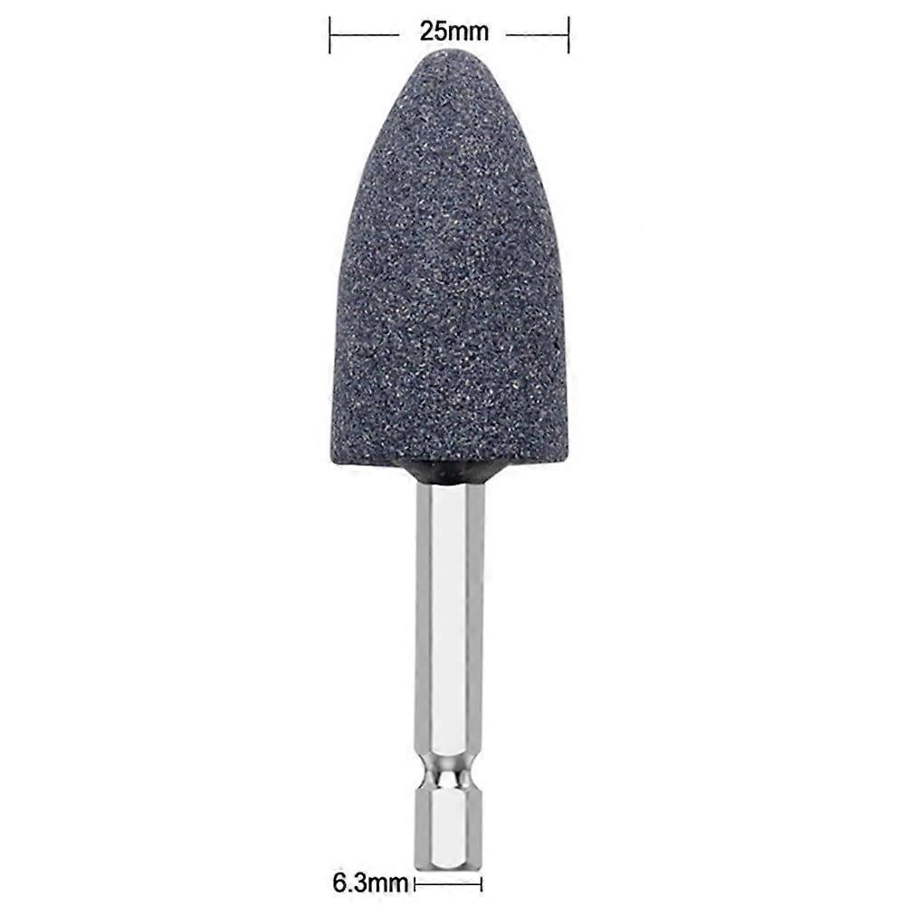5Pcs Hexagonal Shank Grinding Wheel Sharpening Head Portable Grinding Drill Tool