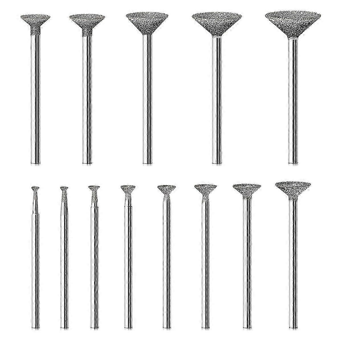 Stone Carving Set Diamond Burr Bits Compatible with compatible withDremel