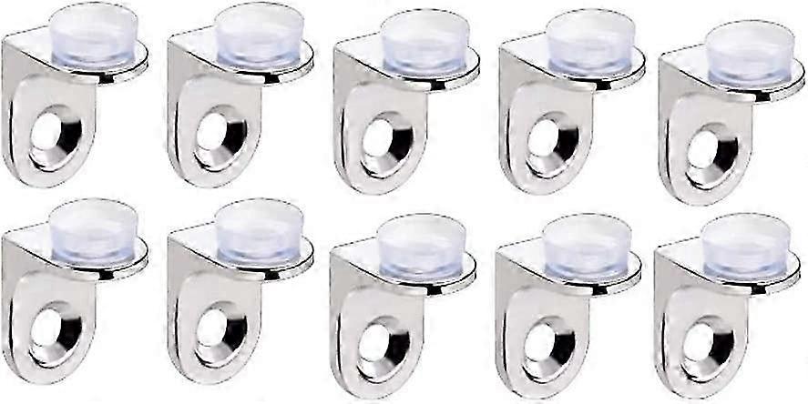 10-Pack Mounting Brackets Fix Glass Shelf Bracket Nail Support With Chuck Wall Mount Bracket