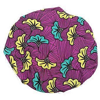 Adjustable Satin Bonnet Hair Cover for Night Sleeping Cap Purple