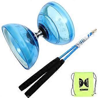 1 Set of Triple Bearing Diabolo Toy Transparent Chinese Diabolo Toy for Elderly Children Fitness