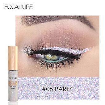 Eyeliner liquide paillet FOCALLURE Eyeliner liquide mtallique brillant Maquillage liquide pour les yeux #5