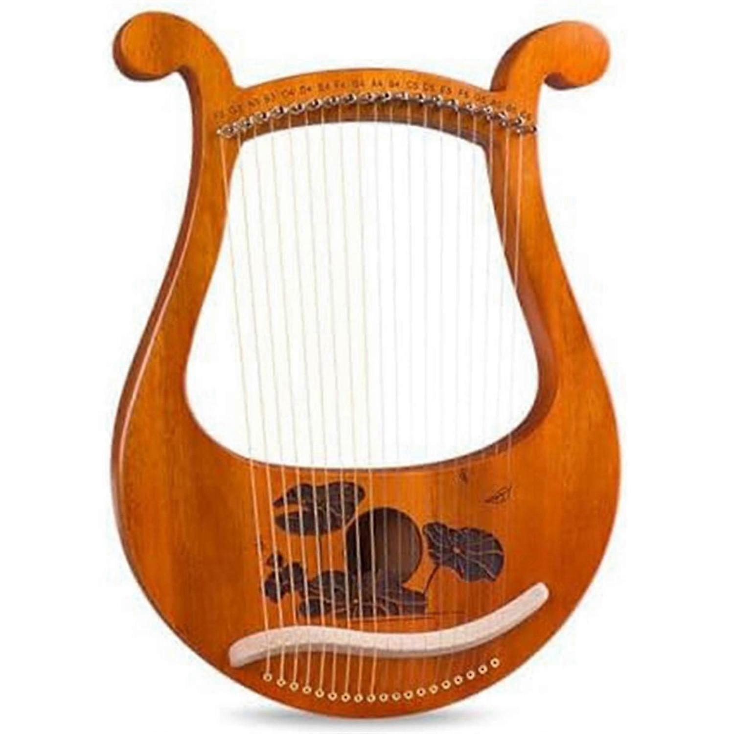 Lyre Harp 19 String Beginners Harp,Portable 19-Tone Small Harp