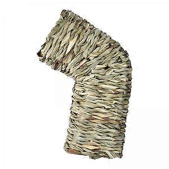 3xHamster Grass Tunnel Toy Hideaway Rabbit Tunnel for Squirrel Chinchilla Rats