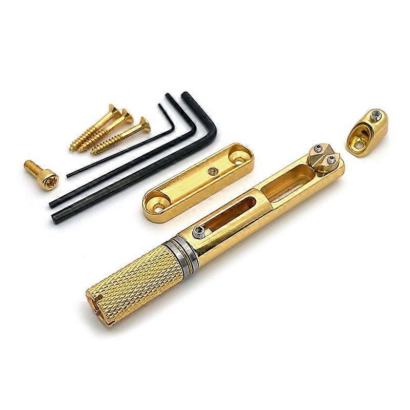 Headless Electric Guitar Bridge Assembly with Mounting Hardware