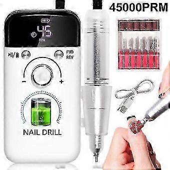 Light Compact Electrical Manicure Machine with Compatible with Smart LCD Screen, Adjustable Speed, 10-hour Battery Life Manicure I