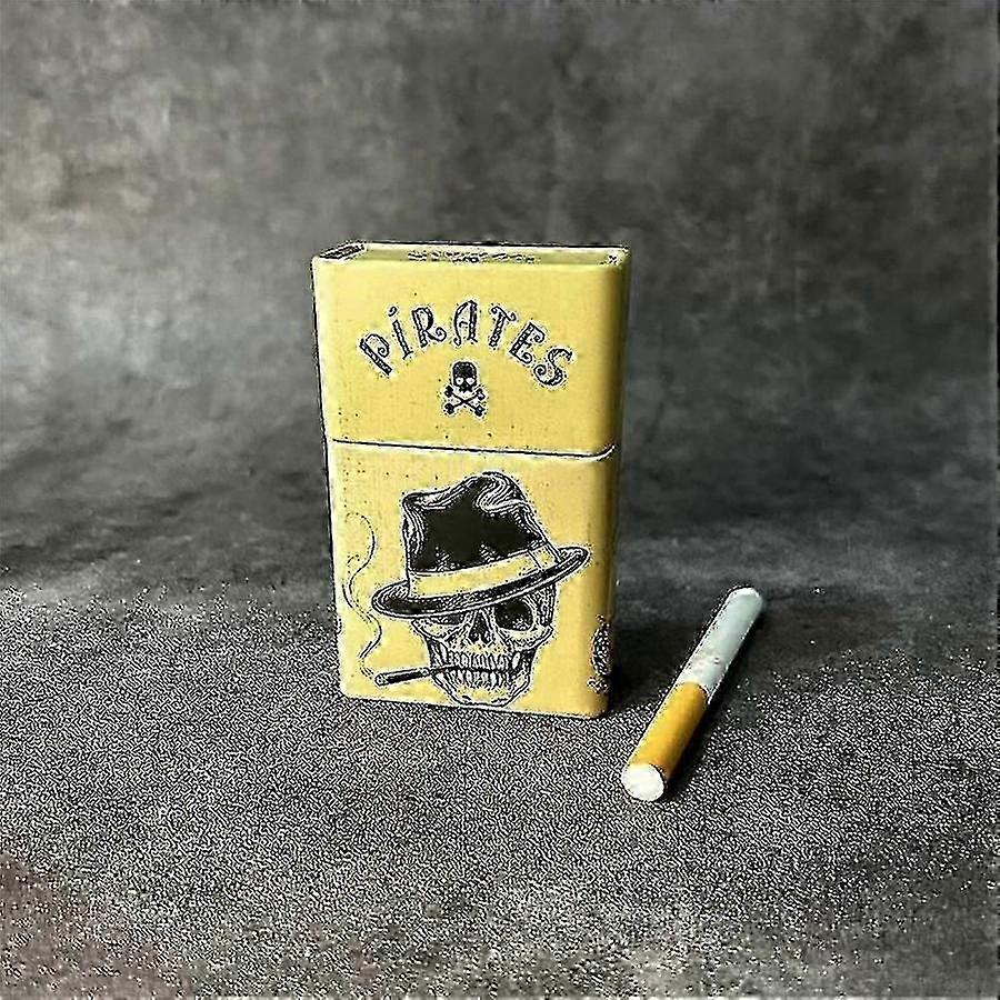 20 Pack Tin Cigarette Case Portable Moisture Proof Metal