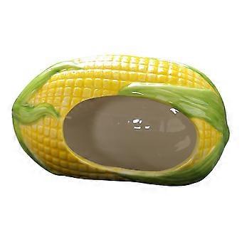 Esconderijo de hamster de cerâmica em formato de vegetal
