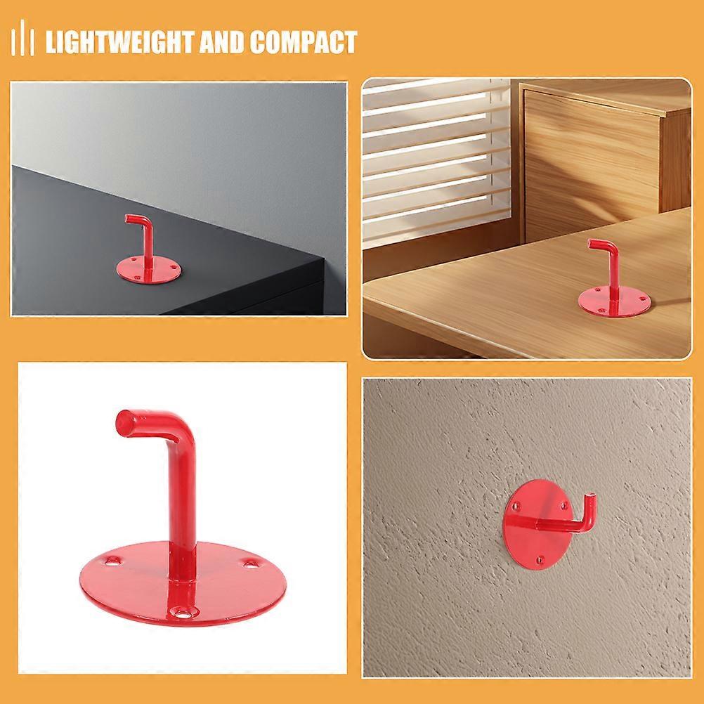Iron Fire Extinguisher Bracket Wall Mount Hook 10Pcs for Garden