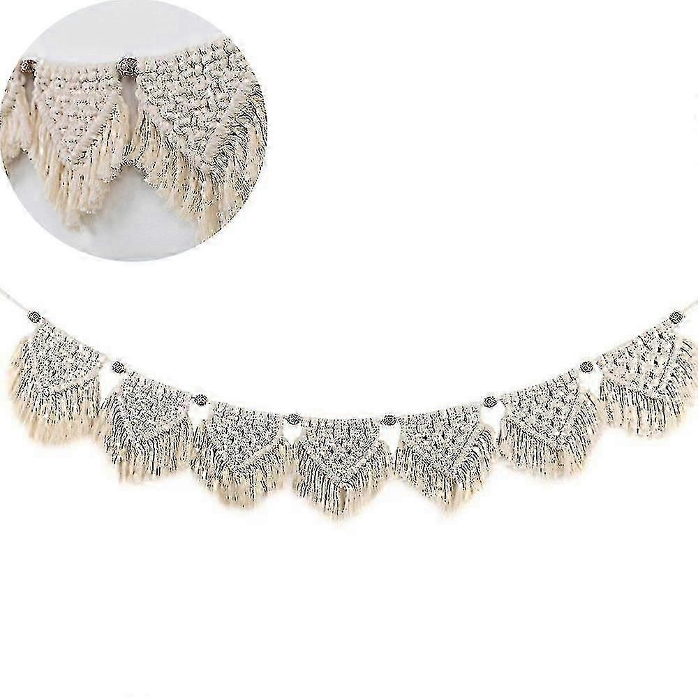 Eco-Friendly Handwoven Macrame Banner