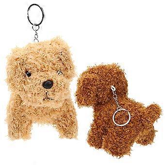Hunde-Plüschtier-Anhänger, 2er-Set