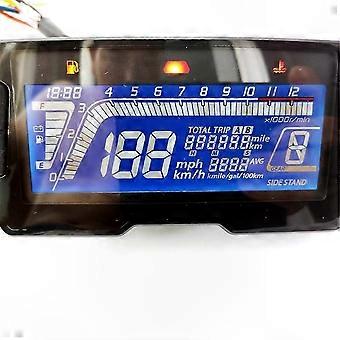 Universele digitale snelheidsmeter voor motorfietsen met LCD-scherm en achtergrondverlichting voor 2-4-cilindermotoren