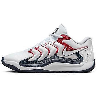 Chaussures de basketball basses Nike KD 17 pour homme, blanches, version asiatique FJ9488-101