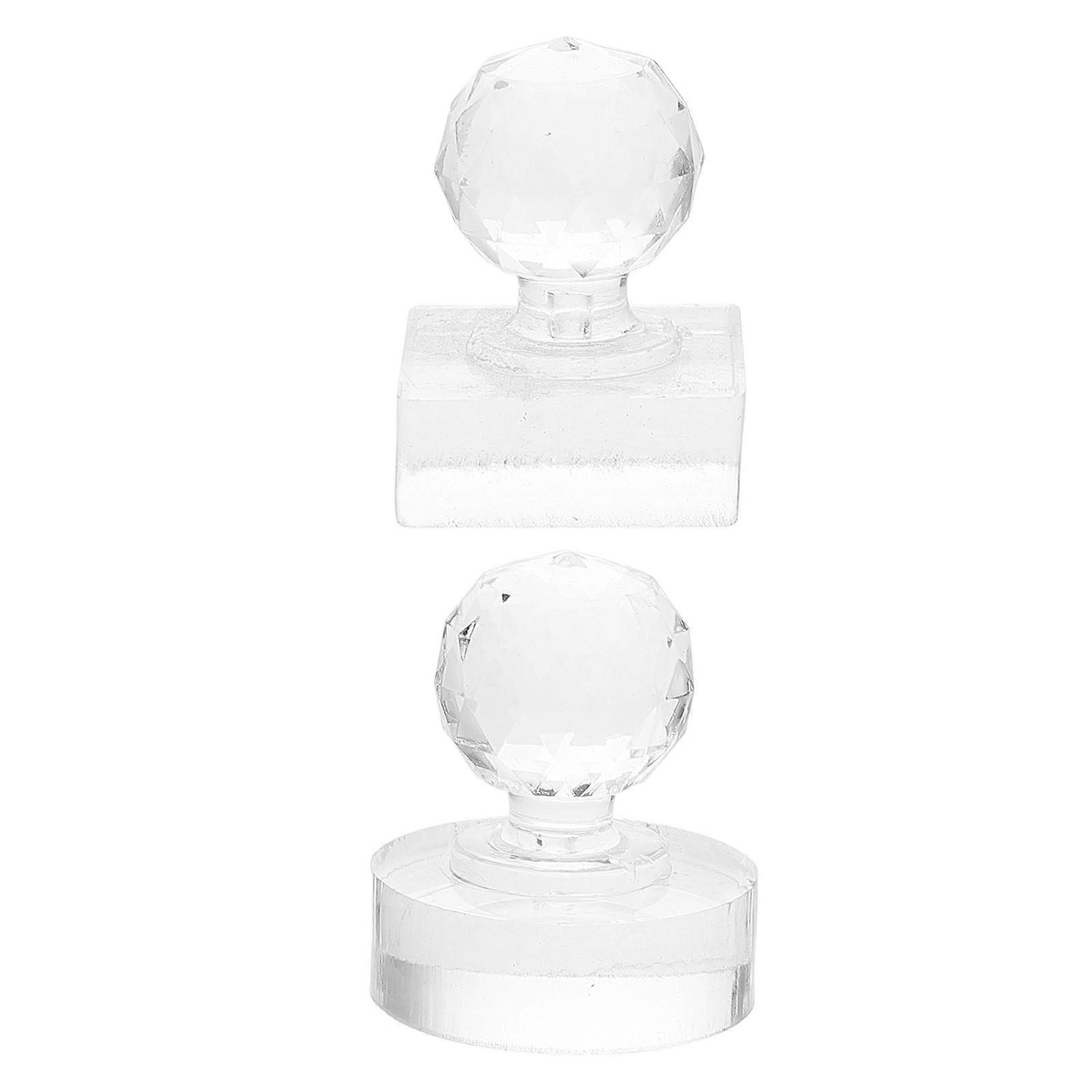Transparent Eyeshadow Stamper Pressing Tool for Makeup Tools 10Pcs Set
