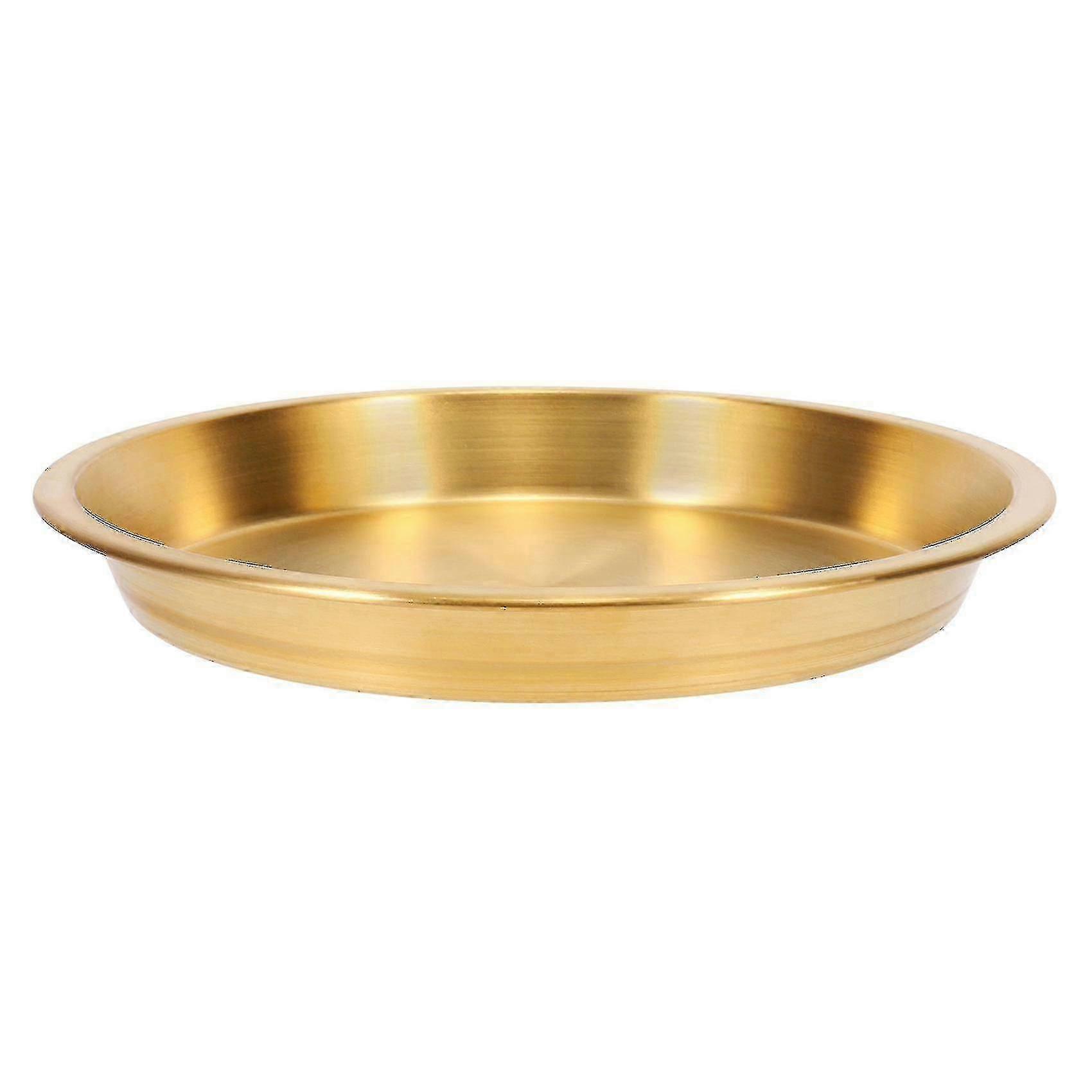 24cm Thickened Pure Copper Plate