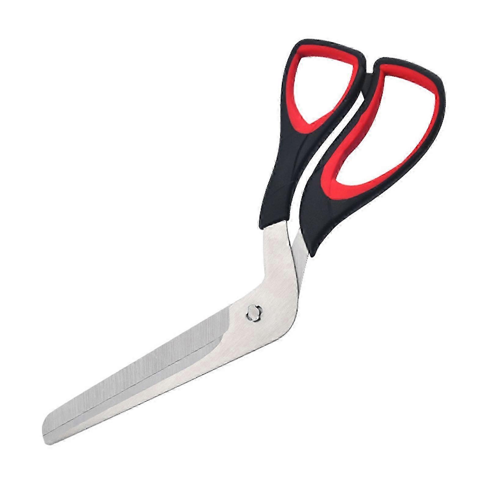 Stainless Steel Pizza Scissors With Serving Base