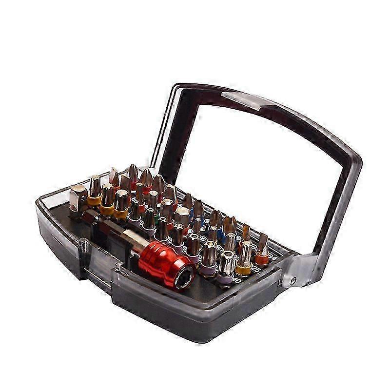 32-Pc Versatile S2 Steel Screw Bit Kit