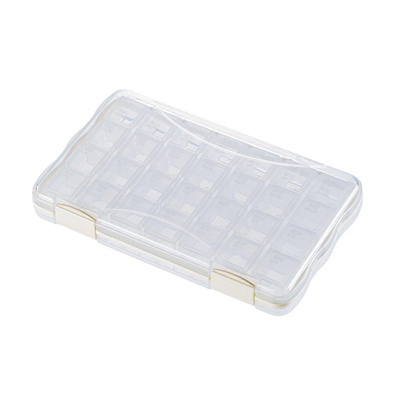 21 Grid Weekly Pill Box Organizer