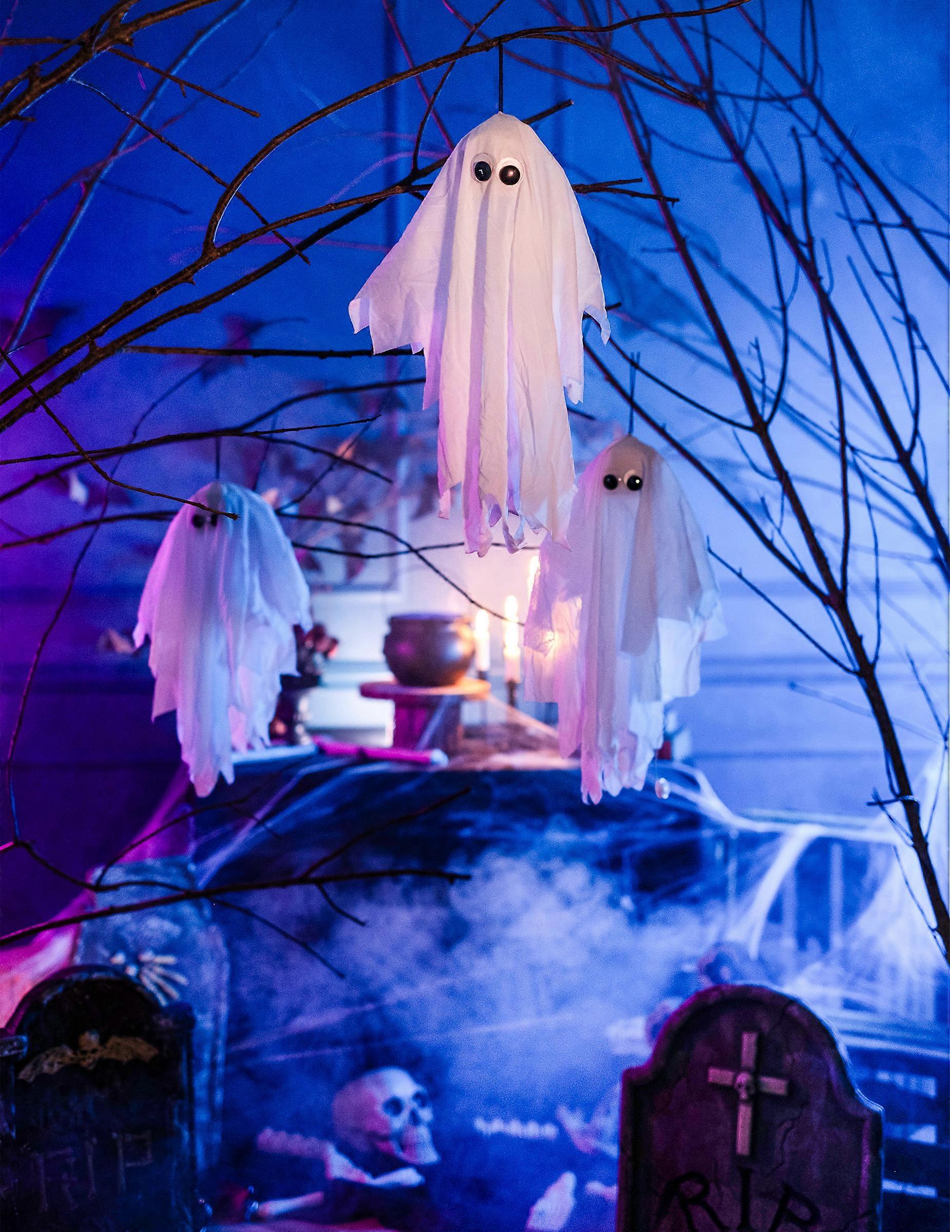48cm Animated and Musical Hanging Shaking Ghost
