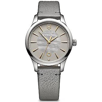 Victorinox alliance Quartz Analog Woman Watch with Cowhide Bracelet V241756
