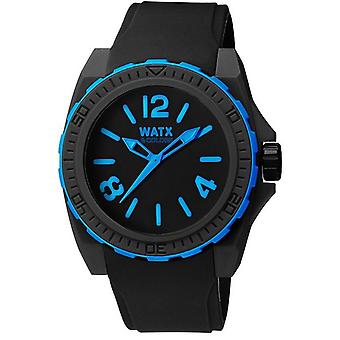 Watx&colors blackout Quartz Analog Unisex Watch with Silicone Bracelet RWA1813