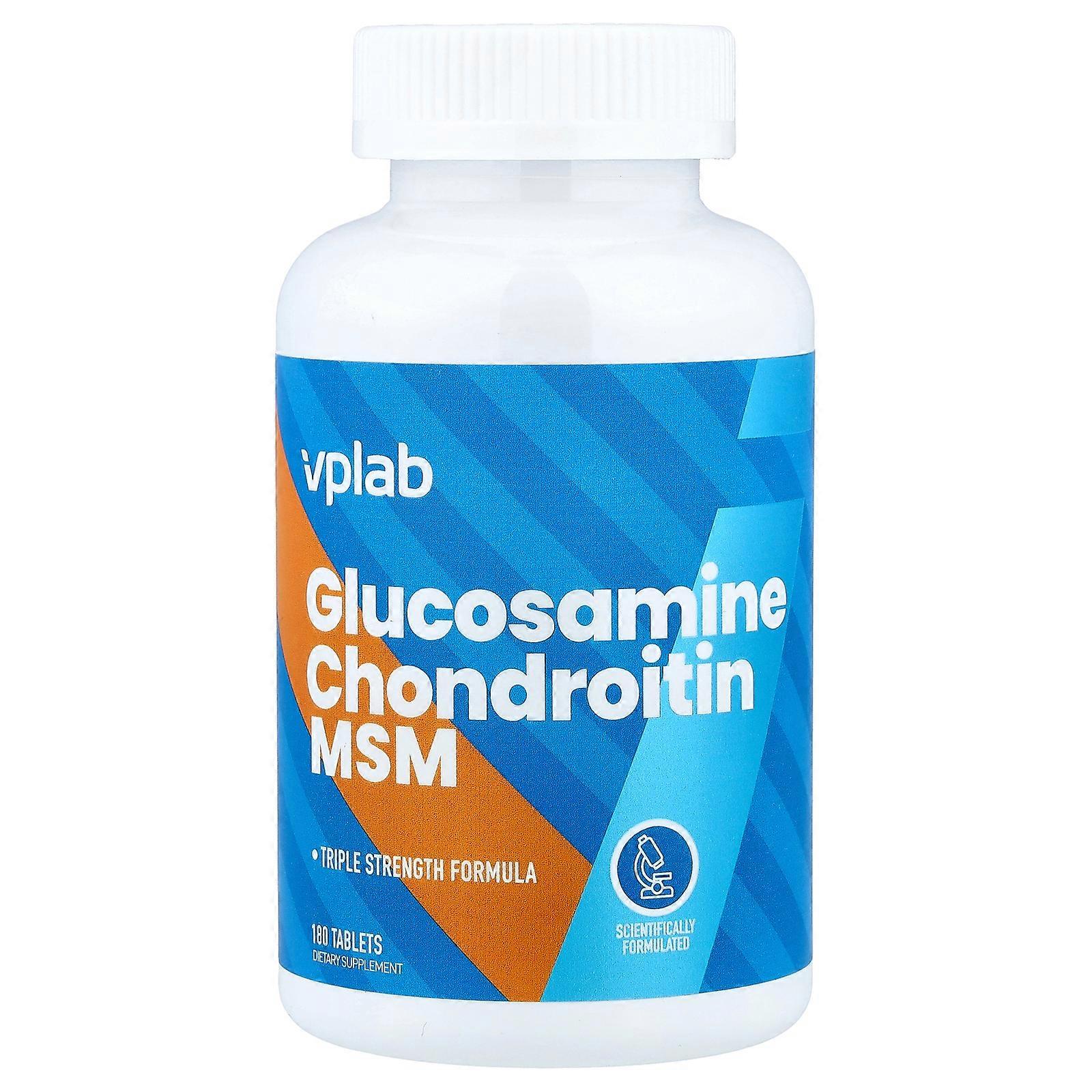 VPLab , Glucosamine Chondroitin MSM, 180 Tablets