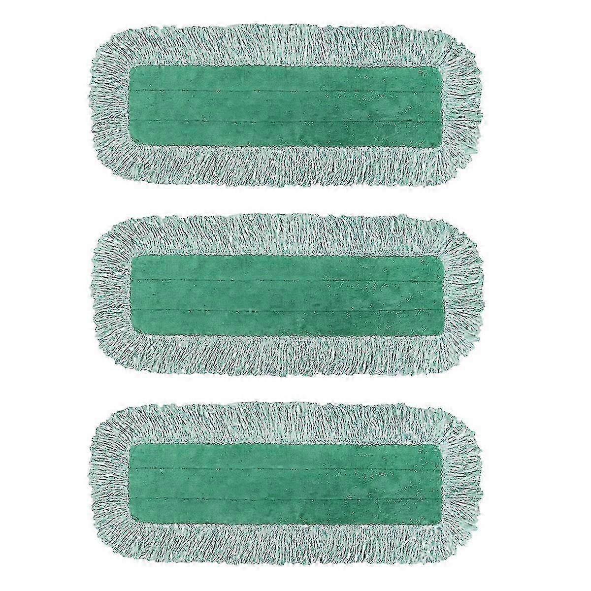 Microfiber Mop Replacement compatible with Commercial Microfiber Dust Mop Cloth compatible with Any Microfiber Flat Mop System Edition