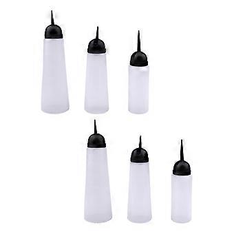 6Pcs Dry Cleaning Bottle for Hair Salon Storage and Application