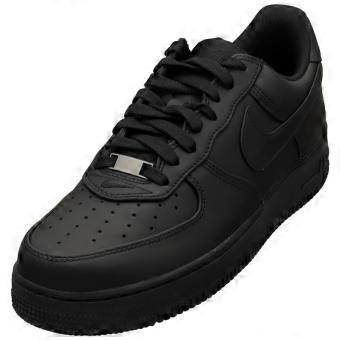 Baskets décontractées Nike Air Force 1 Low Retro Premium pour homme, noires
