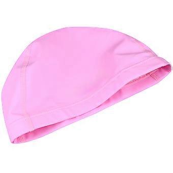 Pink Adult Swimming Cap for Swimming Use 1Pcs Elastic Waterproof Hat