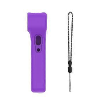 Siliconen hoes voor String Toy Protector Glow Case met sleutelkoord Krasbestendige behuizing Skin Cover Paars