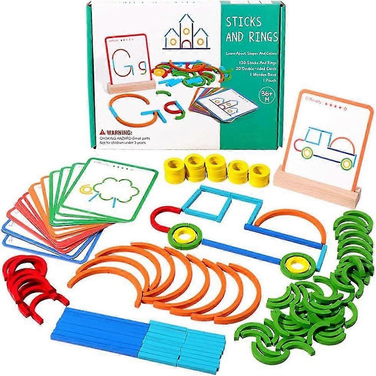 Sticks Rings Early Learning Building Kit