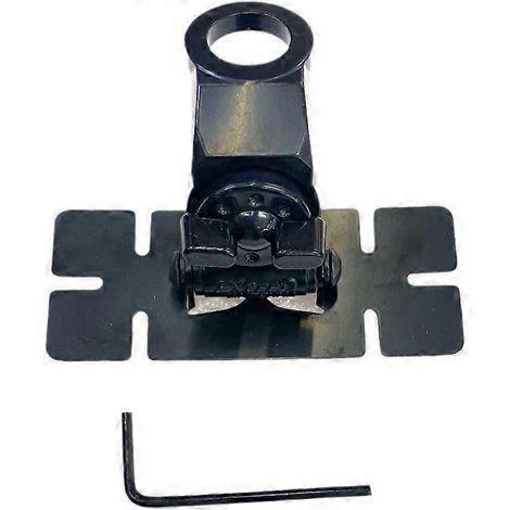Adhesive car radio antenna mounting bracket, type E. Two-axis antenna mounting base