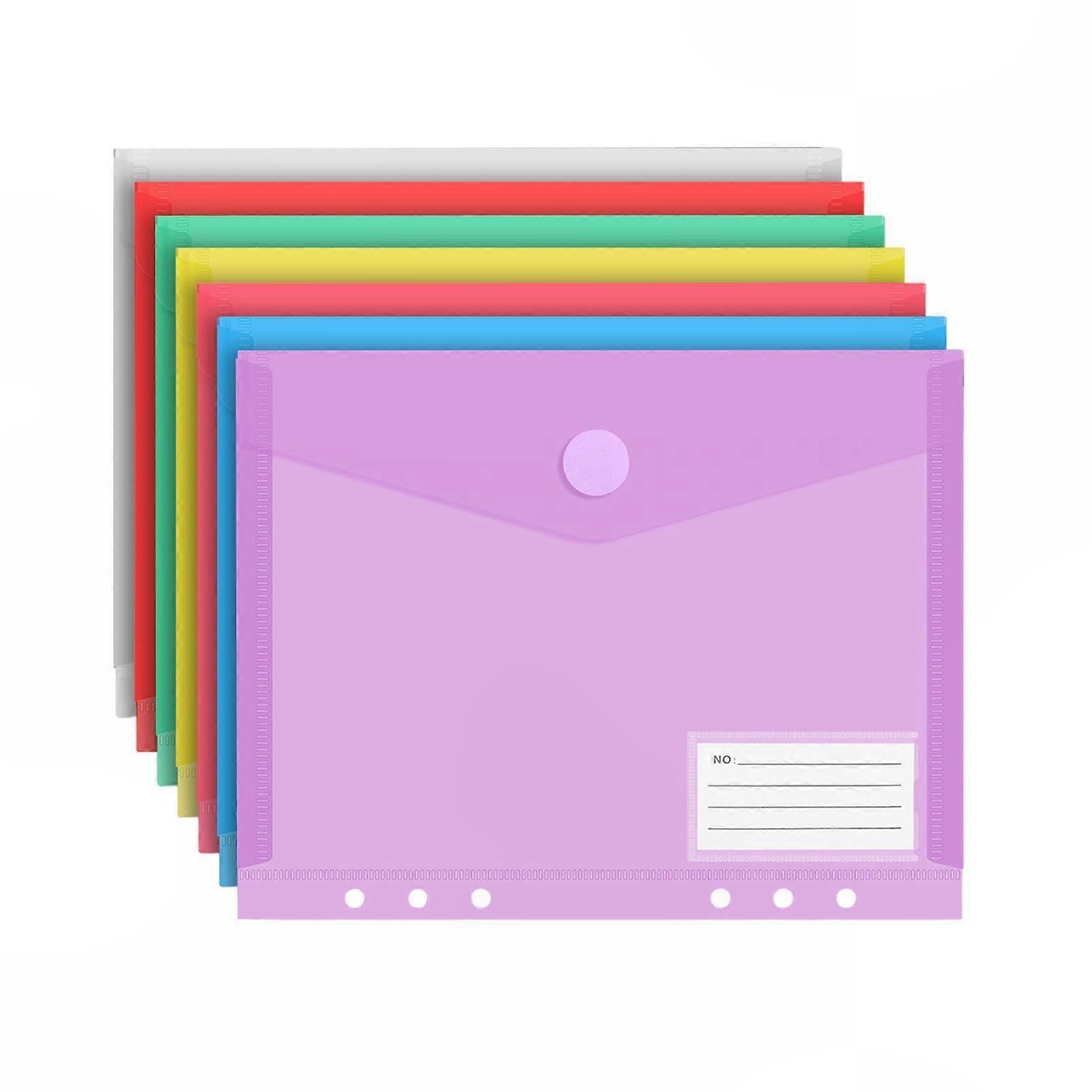 Envelope Folder for A4/A5/A6 | Waterproof Poly with Hook & Loop Closure