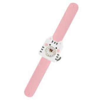 Kids Wrist Watch 1Pack Slap Bracelet Watch Playtime Fashion Wrist Watch Pink_RhZc