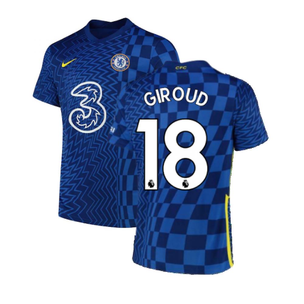 2021-2022 Chelsea Home Shirt (GIROUD 18) Fruugo QA