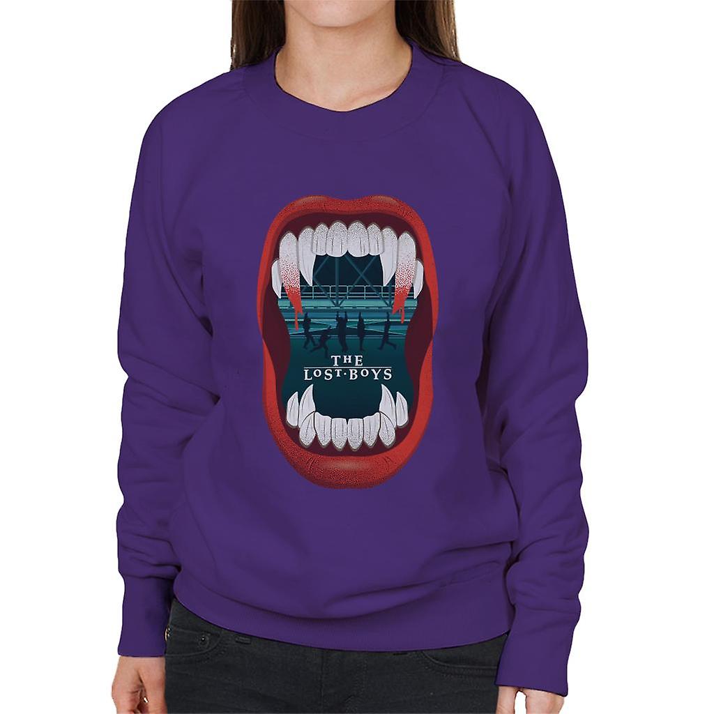 The Lost Boys Fangs Silhouette Women's Sweatshirt